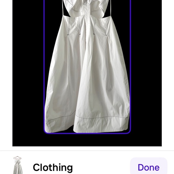 By Anthropologie Strappy Square-Neck
Apron Midi Dress NWOT - Picture 6 of 9